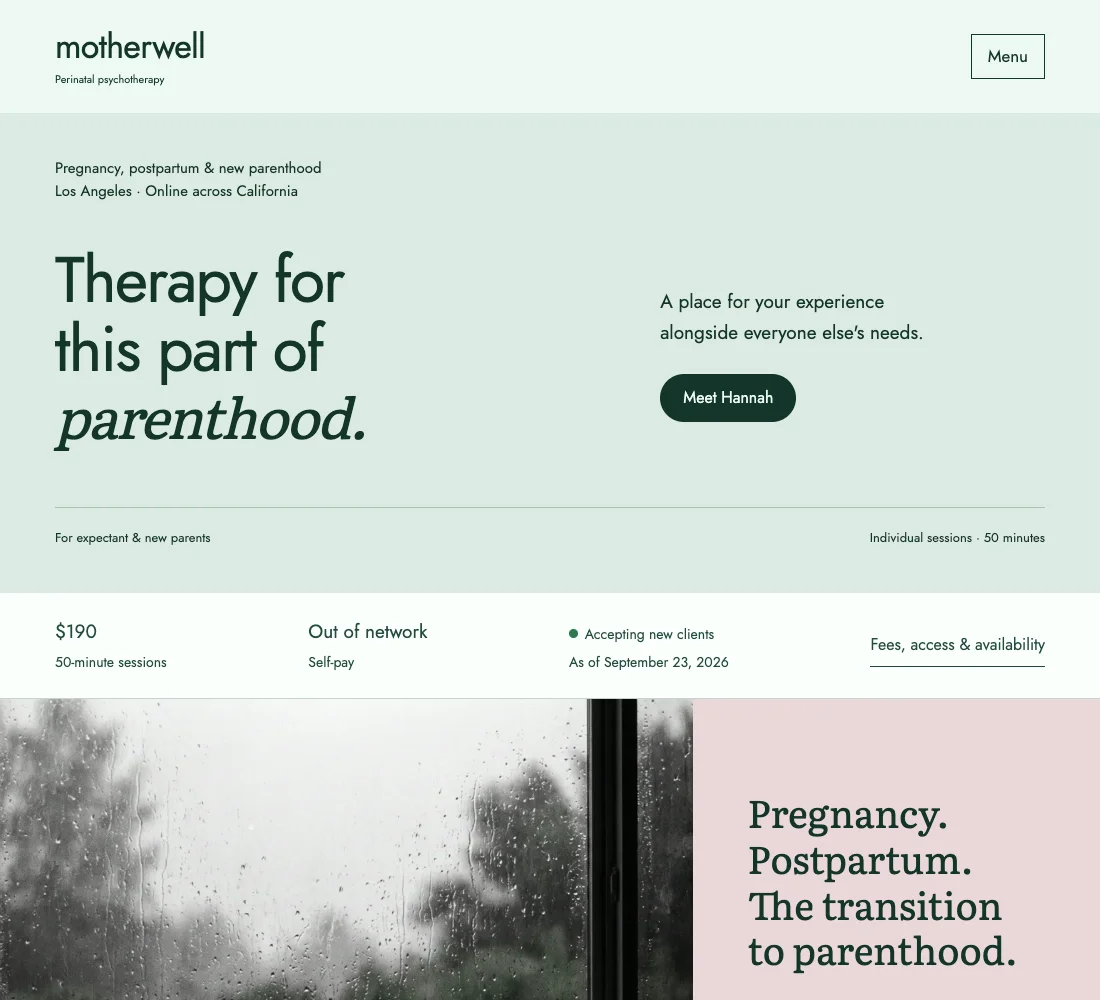 Motherwell website design